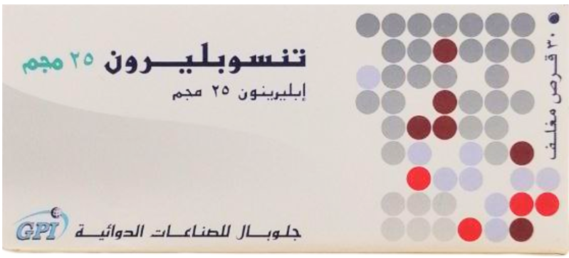 دواء تنسوبليرون 25مجم 30 قرص