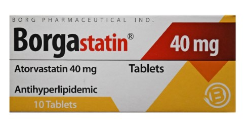 دواء بورجاستاتين 40مجم 10 اقراص
