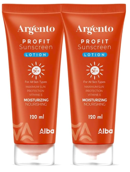 دواء ارجنتو بروفيت واقى شمس 50+spf لوشن 120 مل