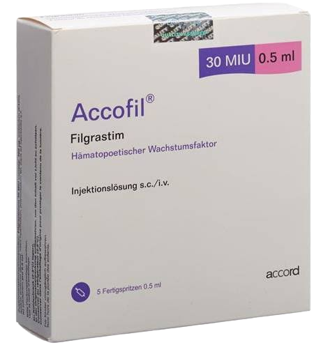 دواء اكوفيل 30مليون وحدة/0.5مل 5 سرنجات معبأة