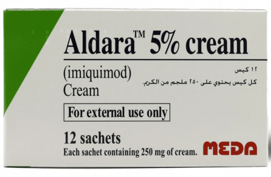 دواء الدارا 5% كريم 12 كيس