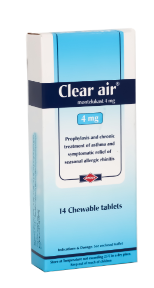 دواء كلير اير 4 مجم 14 قرص للمضغ