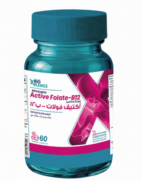 دواء بيوكسيلانس اكتيف فوليت ب12 - 60 قطعة استحلاب
