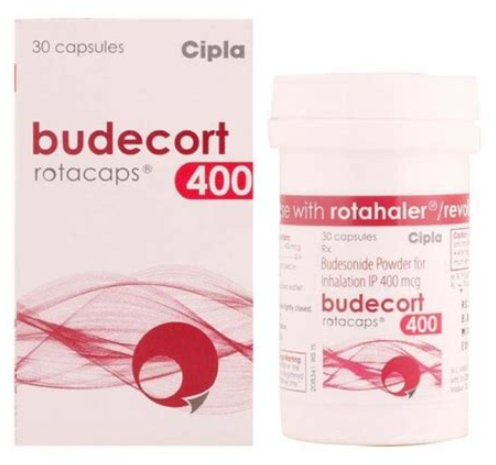 دواء بوديكورت 400 دي بي 30 كبسولة + جهاز استنشاق