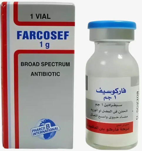 دواء فاركوسيف 1جم فيال