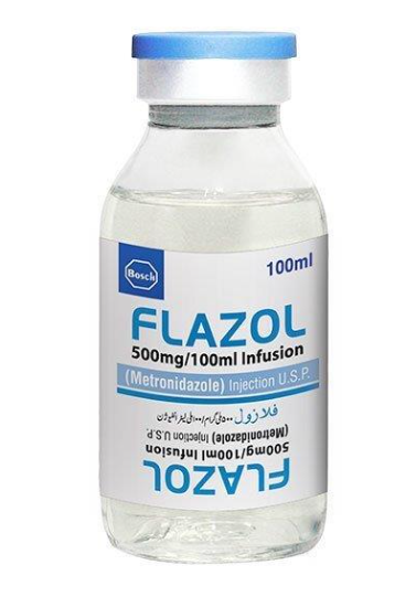 دواء فلازول 500مجم/100مل فيال للتنقيط الوريدي