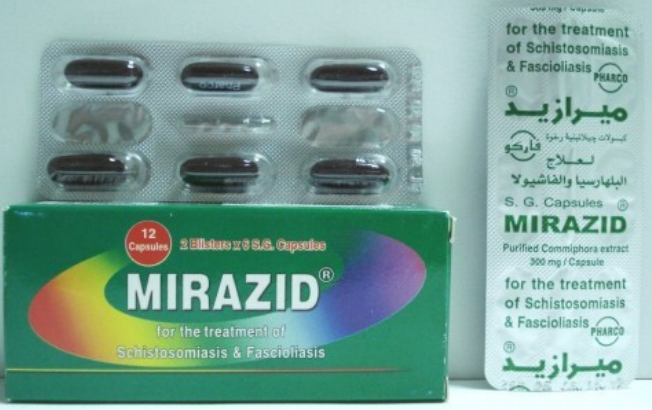 ميرازيد 300مجم 12 كبسولة