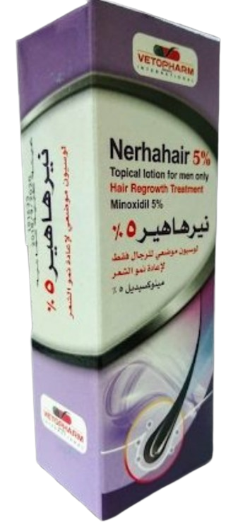 دواء نير هير 5% محلول موضعي 60 مل