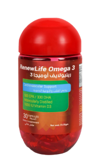 دواء رينيو لايف اوميجا-3  1385مجم كبسولات