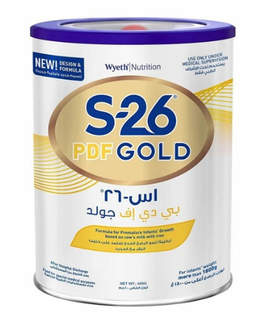 دواء اس 26 جولد بي دي اف حليب 400جم